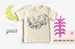 Family SVG - Newborn SVG, Family Round Sign Product Image 3