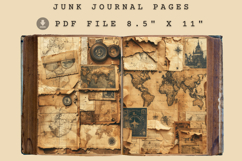 Antique Map Grunge Background Product Image 3