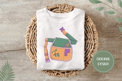 Garden Apron Illustration, Cartoon Apron PNG Product Image 3