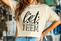 Let Them Svg, Mental Health Svg, Self Positivity Svg. Product Image 4