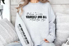 Believe in yourself and all that you are Sleeve SVG Product Image 3