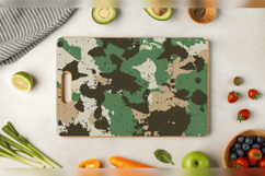 Military Camouflage Army Cutting Boards sublimation Design Product Image 3