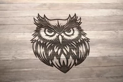 Owl svg, Owl Head svg, Owl Clipart, laser cut, cricut svg Product Image 3