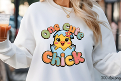 One Cute Chick PNG, Baby Animal Nursery Sublimation Product Image 3