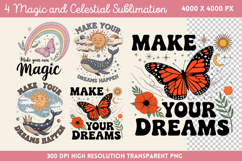 Magic and Celestial Sublimation Quotes Bundle PNG Product Image 3