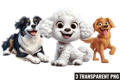 Whimsical Funny Dog Sublimation Clipart Product Image 1