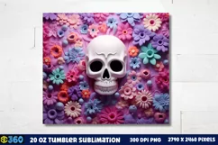 Halloween Tumbler Sublimation Wraps, Tumbler Halloween Product Image 3