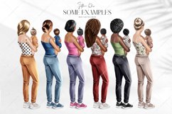 Mother Clipart, Mom and Baby Clip Art, Little Baby Product Image 4