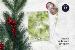 Watercolor Matcha Pattern, Green Wash Texture Product Image 4