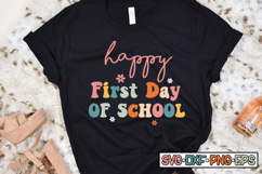 Happy First Day Of School SVG Design, Back to school Product Image 4