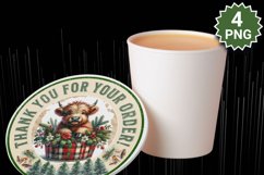 Thank you Stickers, Christmas stickers, Stickers Product Image 3