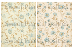 Shabby Chic, Blue, Papers, Junk Journal Product Image 3
