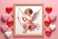 Valentines Day Cupid Sublimation Bundle, Cupid Watercolor Product Image 3