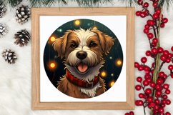 3D Christmas Dog Ornament, 3D Christmas Dog Ornaments Product Image 3