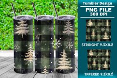 Christmas Tree Tumbler Wrap design, 20oz Tumbler wrap png Product Image 1
