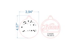 Home Christmas Tree Toy SVG laser cut file for Glowforge Product Image 4