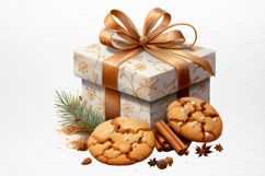 Watercolor Christmas Cookie Clipart PNG Product Image 3