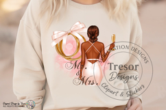Mr And Mrs Bun Bride PNG Wedding Shirt Design Sublimation Product Image 5