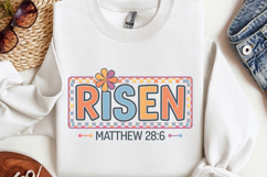 Risen Matthew 28_6 PNG, Easter Sublimation PNG Product Image 3