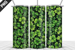 3D St Patrick&#039;s Day Tumbler Wrap| Sublimation Design Product Image 1
