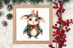 Christmas Farm Animals Sublimation Clipart Product Image 3