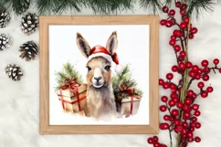 Christmas Farm Animals Clipart, Christmas PNG Product Image 3