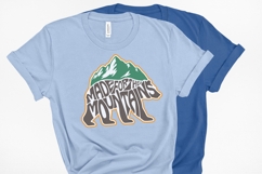 Made for the mountains in the shape of a bear SVG Cut File Product Image 3