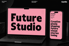 Gastilo - Bold Chunky Sans Font Product Image 3