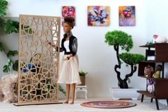 Miniature dressing screen digital download file CDR dollhous Product Image 3