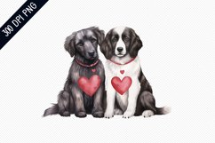 Valentine Dog Sublimation - Valentine Sublimation Design Product Image 1