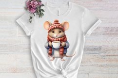 Christmas Animals Coffee Sublimation Clipart, Christmas PNG Product Image 3