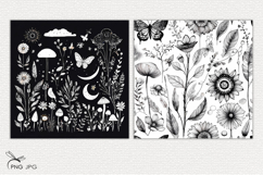 Boho Wildflowers Digital Paper Product Image 3