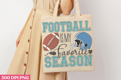 Football Is My Favorite Season PNG, America Football Sublima Product Image 1