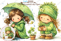 Whimsical St. Patrick’s Day Fairy PNG, St. Patrick’s Day PNG Product Image 2