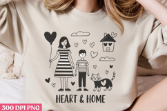 Floral Mama Mom Sublimation PNG Product Image 3
