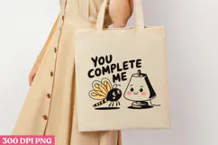 You Complete me PNG, Valentine Sublimation PNG Product Image 3
