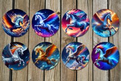 Pegasus | 8 Car coaster &amp; key chain sublimation designs Product Image 3