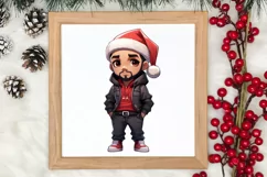 Christmas Little Girl Clipart Sublimation, Christmas PNG Product Image 3