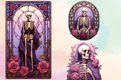 Skeleton Witch Tarot Card Clipart Bundle Product Image 3