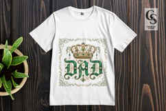 Royal Crown Dad Clipart Sublimation PNG Product Image 3