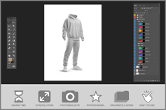 Men&#039;s Tracksuit Mockup Product Image 3