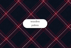 Classic Red and Brown Tartan Seamless Plaid Fabric Pattern Product Image 1