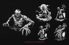 10 Bundle Dark Art Zombie Rise Undead Virus Plague Ghoul Product Image 5