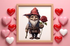 Gothic Valentines Day Clipart, Valentine Skeleton Product Image 3