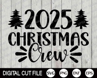 Funny Christmas Shirt, Christmas SVG, 2025 Christmas Crew Product Image 3