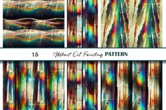 Strokes of Rainbow Oil Paint Grunge Seamless Digital Paper Product Image 3