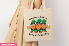 Everyone is Irish on Happy PNG, St Patricks Day Gnome Sublim Product Image 3