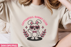 Cottontail bunny club PNG, Easter Sublimation PNG Product Image 3
