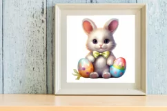 Adorable Animal Bunny Clipart, Watercolor Clipart Product Image 3