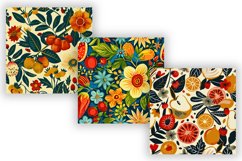 Seamless Spring Vintage Retro Floral Pattern, Spring Pattern Product Image 3